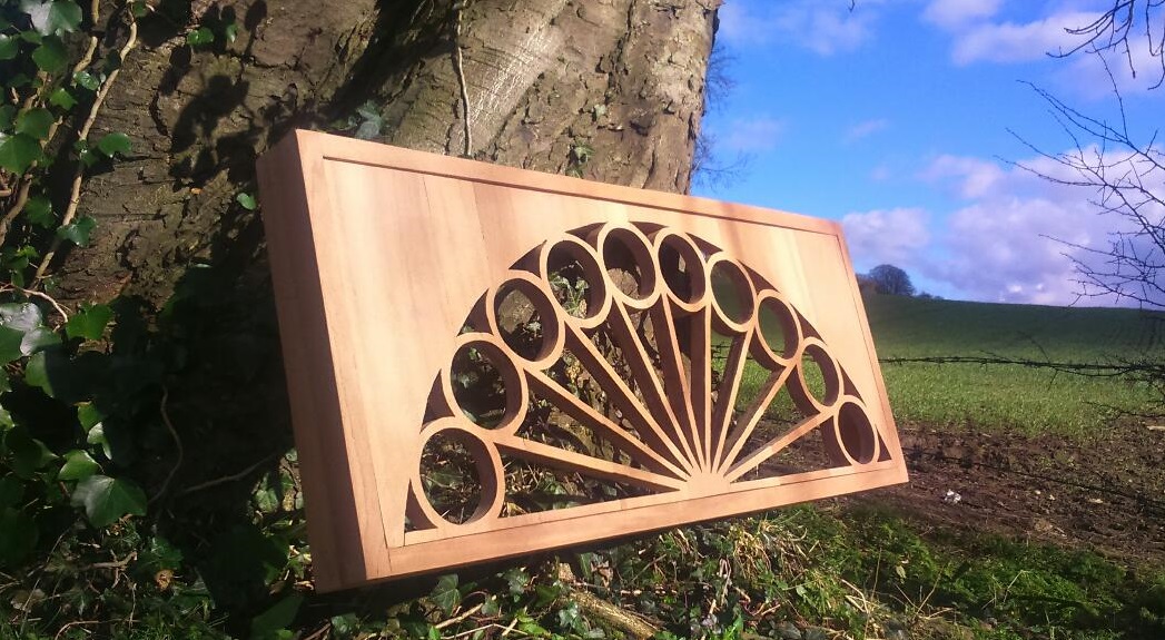 ornate georgian fanlight